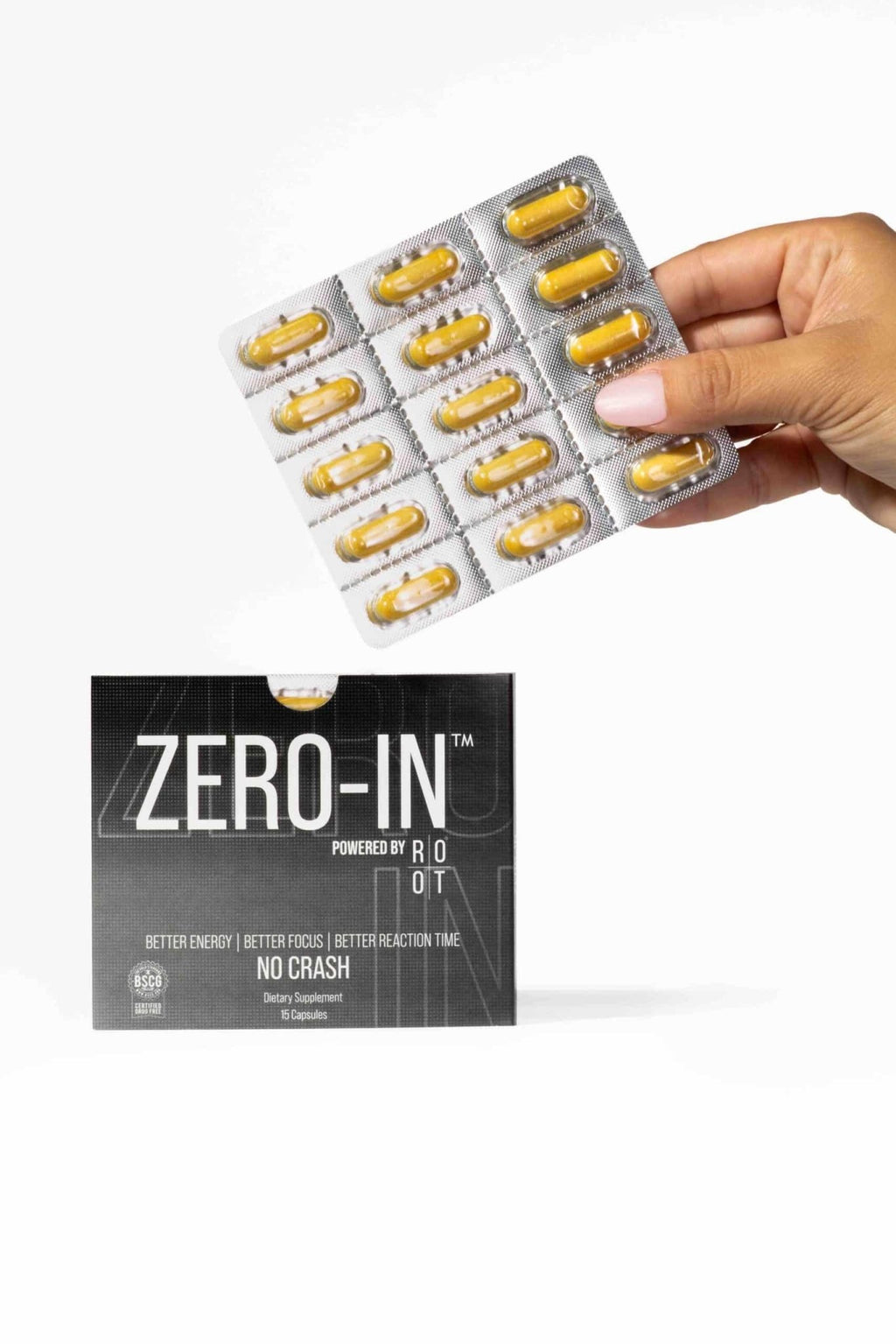 THEROOTBRANDS Root Wellness Zero-in by Dr. Rahm - Combination of Turmeric, Pine Bark Extract - 15 Capsules - TrustMedUSA