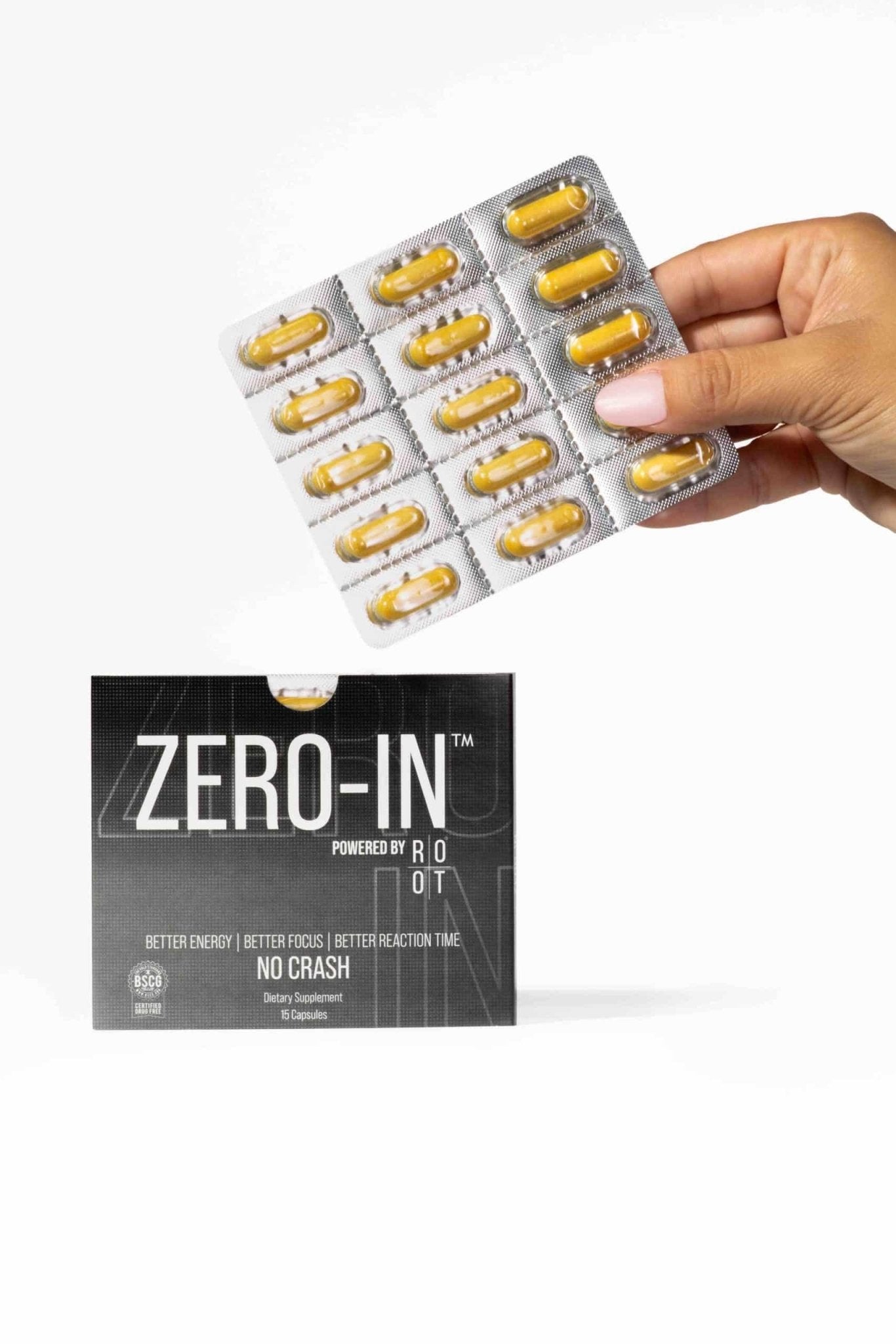 THEROOTBRANDS Root Wellness Zero-in by Dr. Rahm - Combination of Turmeric, Pine Bark Extract - 15 Capsules - TrustMedUSA