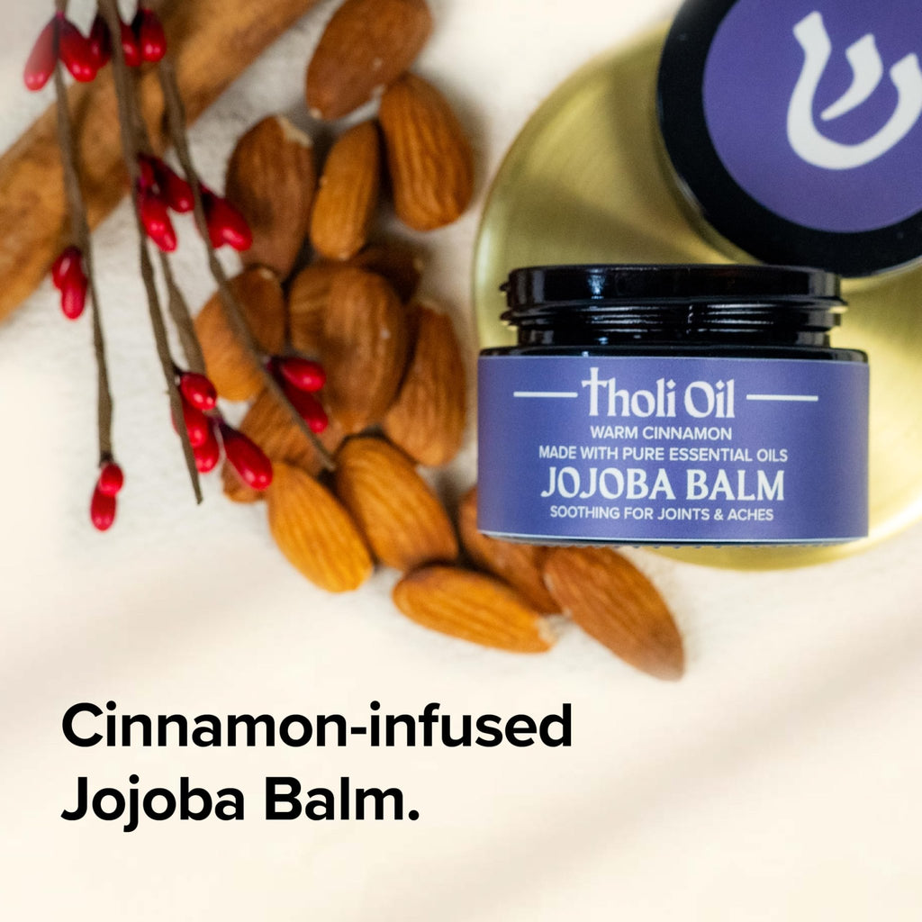 tHOli Plantar Fasciitis Relief Balm – Jojoba Cream with Cinnamon, Cassia, Spikenard & Hyssop – Soothes Heels, Supports Joints & Skin Repair (1oz) - TrustMedUSA