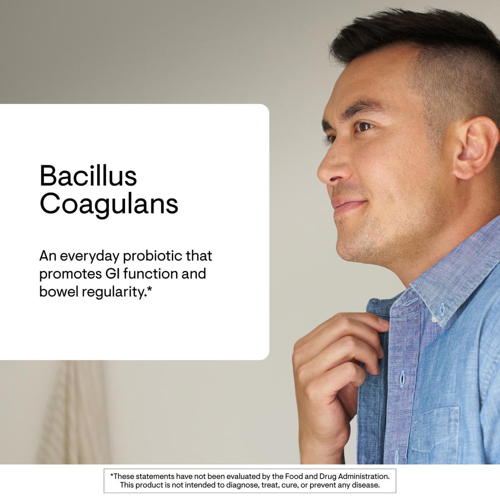 THORNE - Bacillus Coagulans Probiotic - Shelf Stable Probiotic Supplement to Promote GI Health* - 60 Capsules - Maple Wellness Supplements