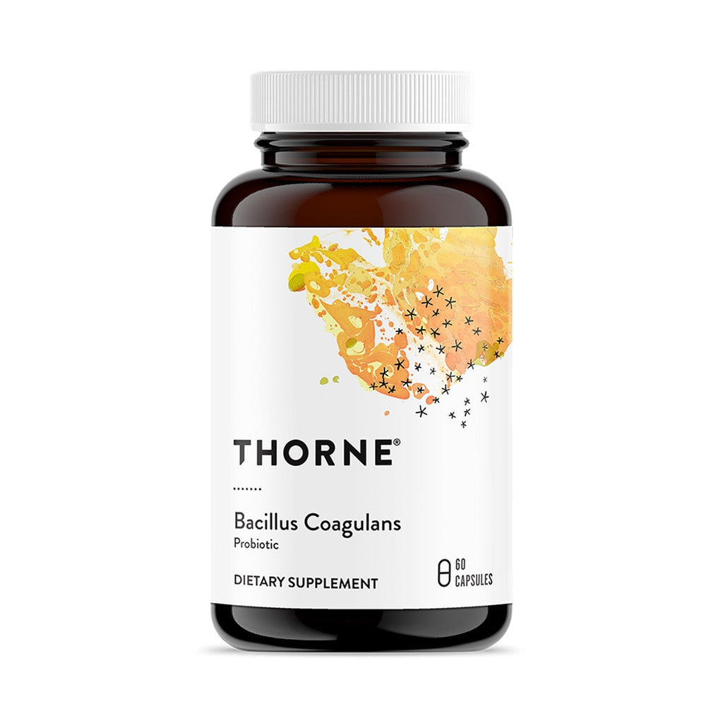 THORNE - Bacillus Coagulans Probiotic - Shelf Stable Probiotic Supplement to Promote GI Health* - 60 Capsules - Maple Wellness Supplements
