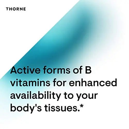 THORNE Basic B-Complex - Tissue-Ready Vitamin B Complex Supplement with Choline - TrustMedUSA