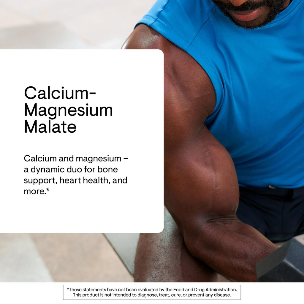 THORNE - Calcium-Magnesium Malate - Optimally Absorbed Magnesium & Calcium Mineral Supplement - Supports Bone, Muscle, Lung & Heart Health* - Third-Party Certified - Dairy & Gluten-Free - 240 Capsules - Maple Wellness Supplements