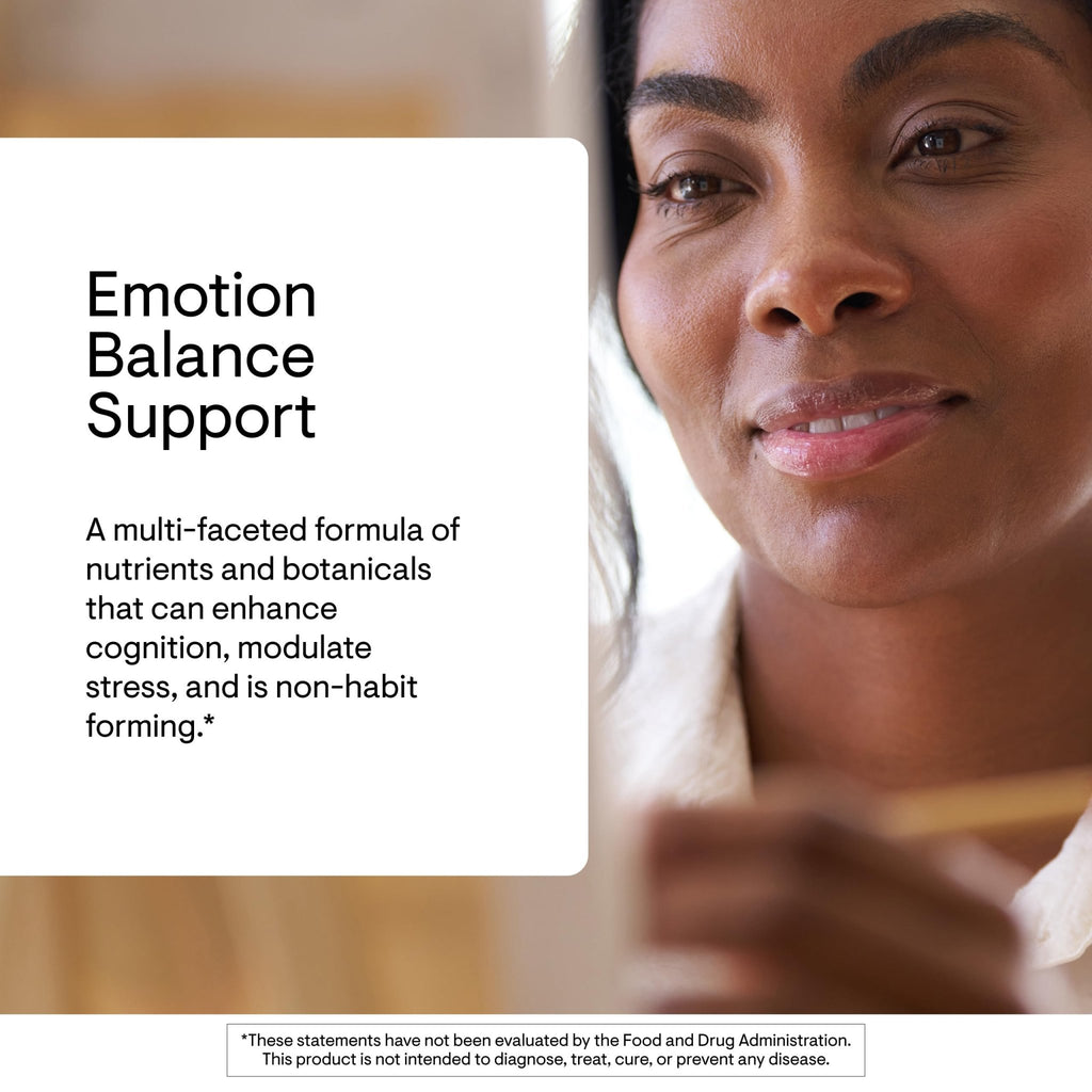 THORNE - Emotion Balance Support - Supports Mood & Stress Management* - Vitamins B6, B12 & C, 5-HTP, GABA, Rhodiola, Folate (5-MTHF) & L-Tyrosine - Third-Party Certified - Gluten-Free - 120 Capsules - TrustMedUSA