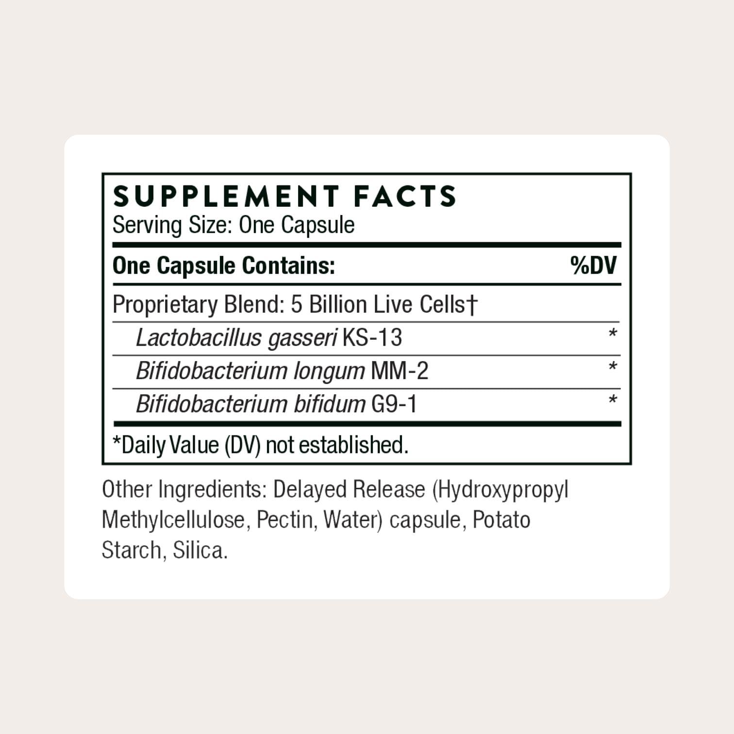 THORNE - FloraMend Prime Probiotic - Shelf Stable Probiotic Blend - Gut Health Supplement to Aid Weight Management & Support Digestive Health* - 30 Servings - Maple Wellness Supplements