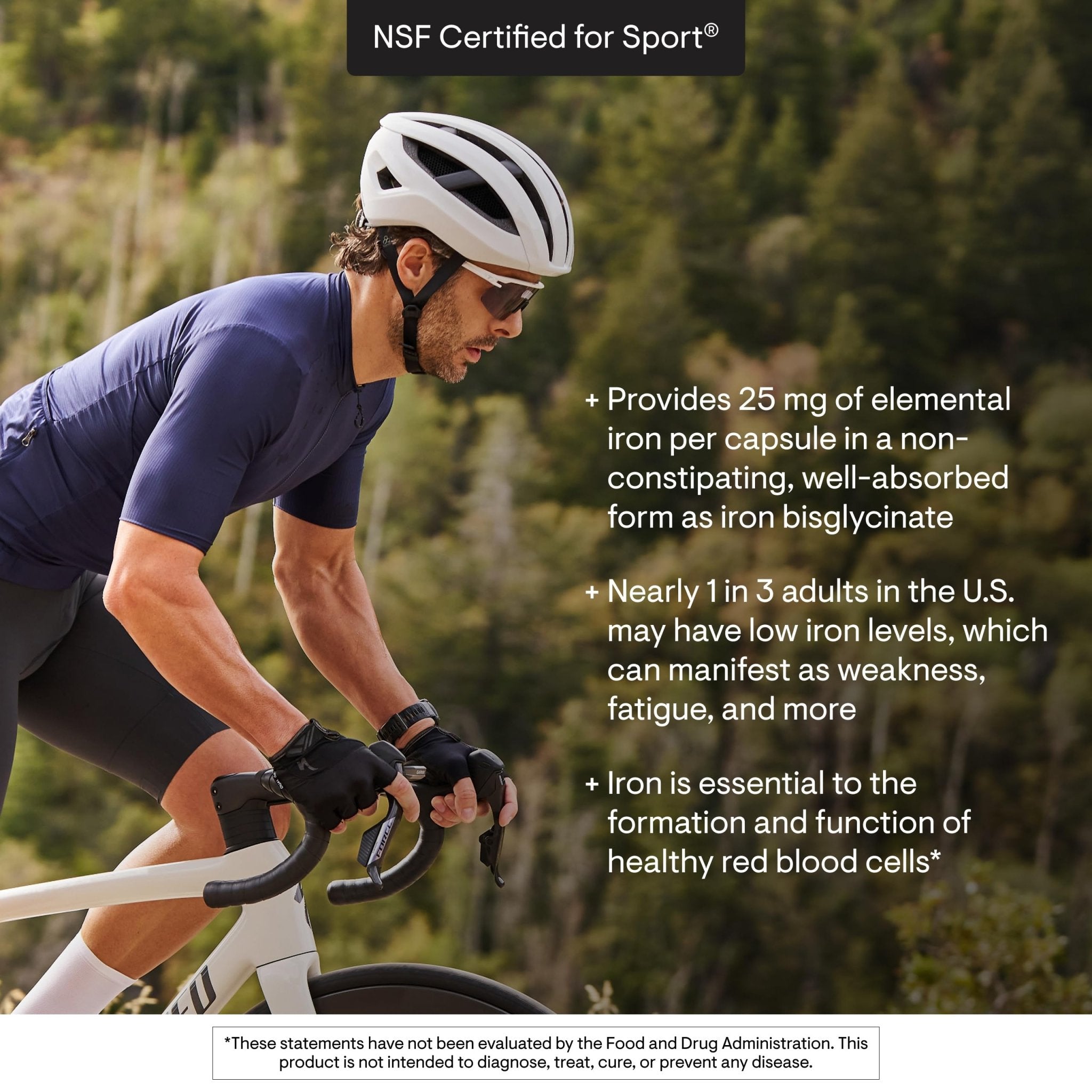 THORNE - Iron Bisglycinate - 25 mg Iron Supplement for Enhanced Absorption Without Gastrointestinal Side Effects* - NSF Certified for Sport - Gluten-Free - 60 Servings - Maple Wellness Supplements