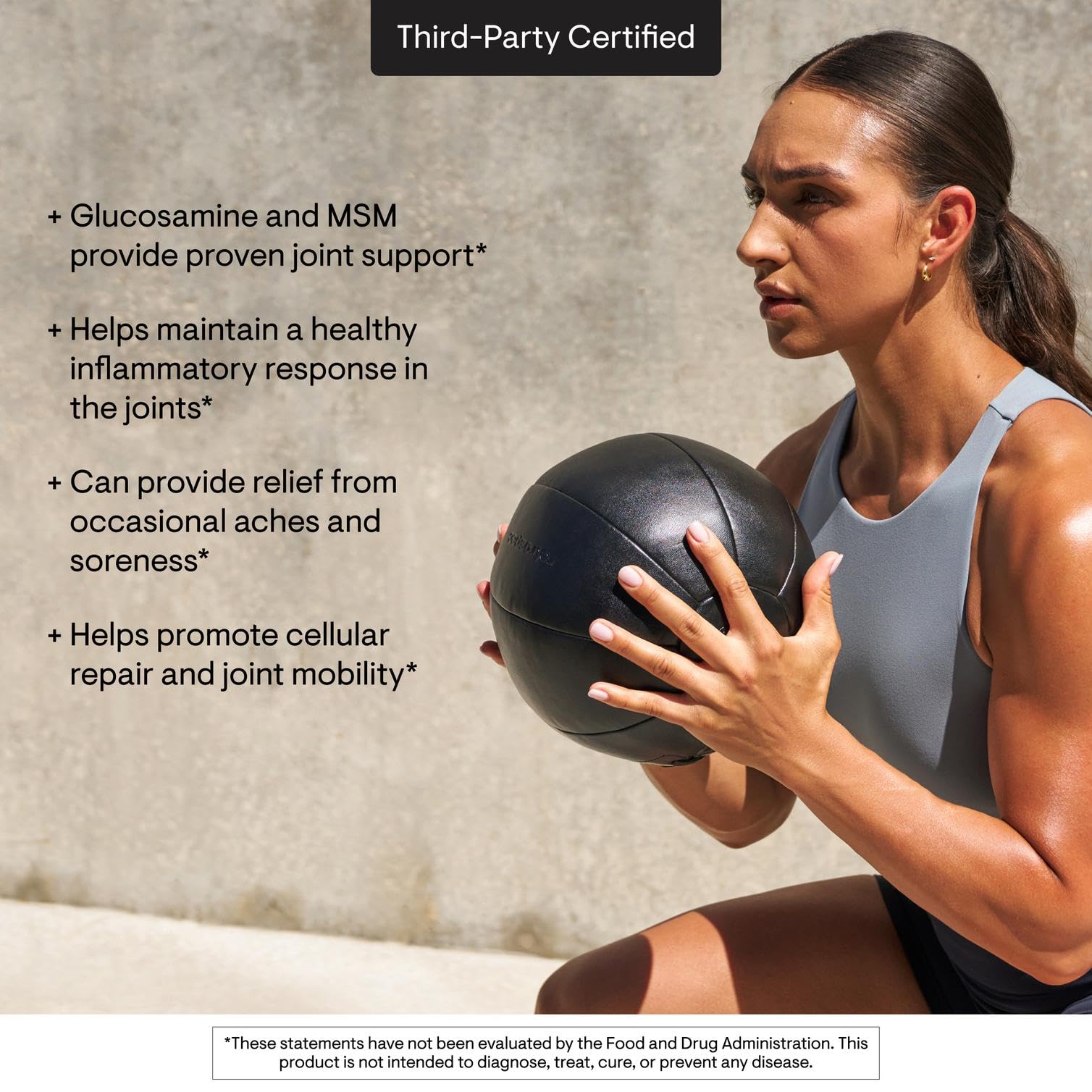 THORNE - Joint Support Nutrients - Formulated with Glucosamine, MSM, Curcumin, Bromelain, Boswellia & Potassium for Joint Support* - Third-Party Certified - Gluten, Dairy & Soy-Free - 240 Capsules - Maple Wellness Supplements
