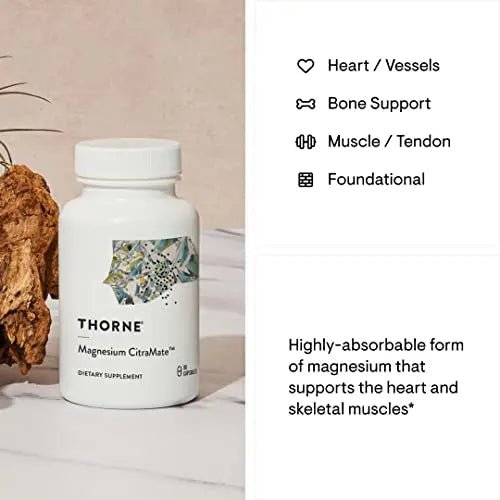 THORNE Magnesium CitraMate - Magnesium Supplement with Citrate-Malate - Support - TrustMedUSA