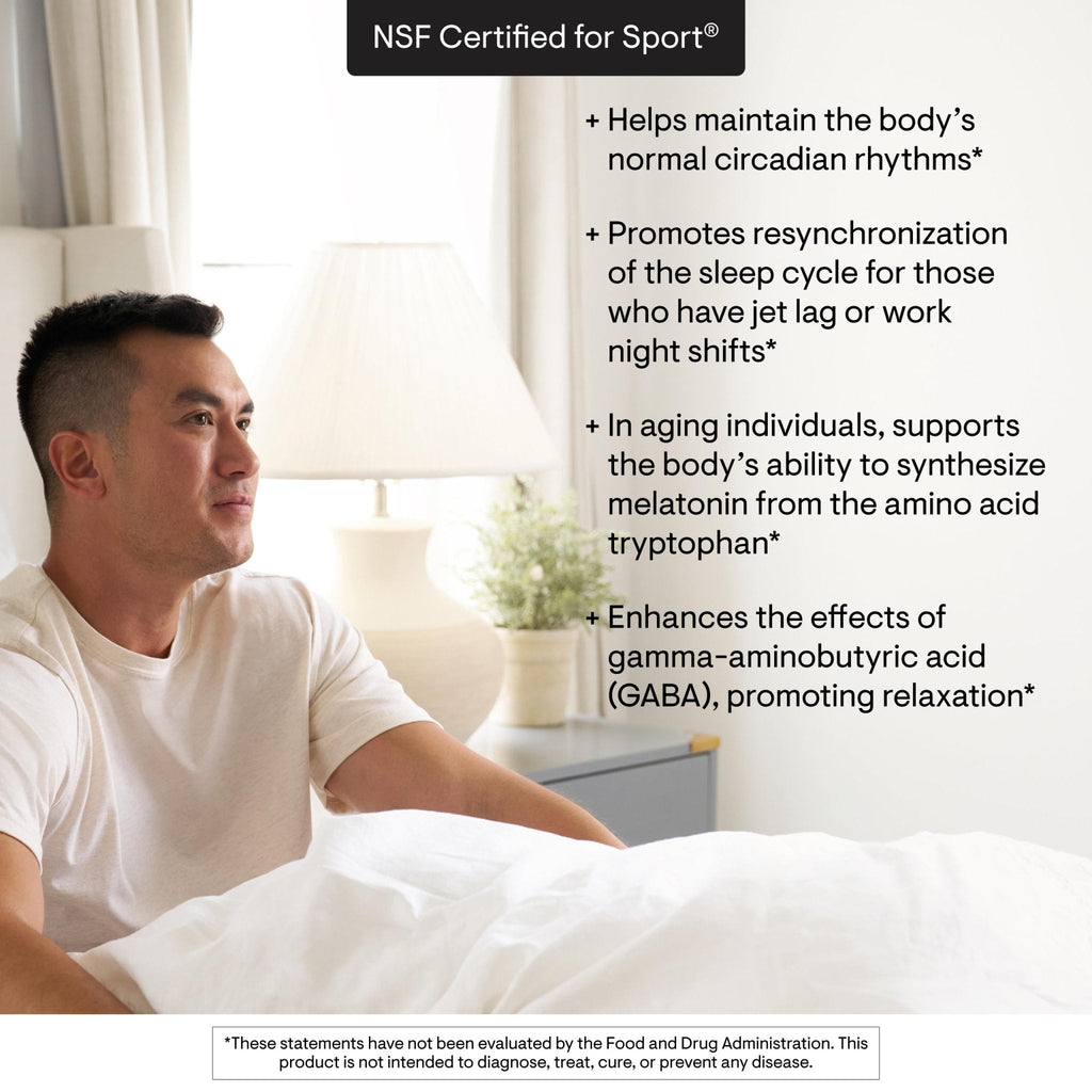 THORNE - Melaton-3-3 mg Melatonin Supplement - Supports Normal Circadian Rhythms, Restful Sleep & Relaxation* - NSF Certified for Sport - Gluten, Dairy & Soy-Free - 60 Capsules - Maple Wellness Supplements