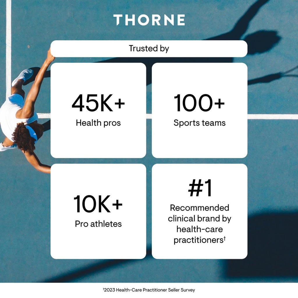 THORNE - Multi-Vitamin Elite - Daily Nutritional Supplement - Two Formulas Support Cellular Energy Production, Restful Sleep & More* - Third-Party Certified - Gluten, Dairy & Soy-Free - 180 Capsules - Maple Wellness Supplements
