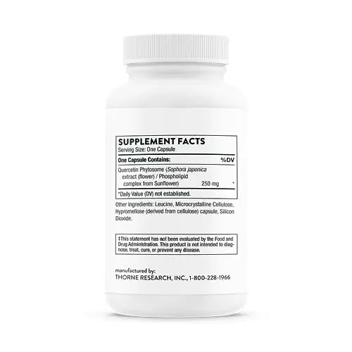 THORNE Quercetin Phytosome - Exclusive Phytosome Complex for Immune Health - TrustMedUSA