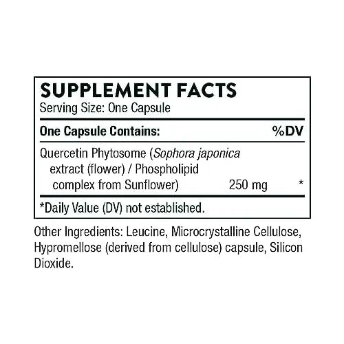 THORNE Quercetin Phytosome - Exclusive Phytosome Complex for Immune Health - TrustMedUSA