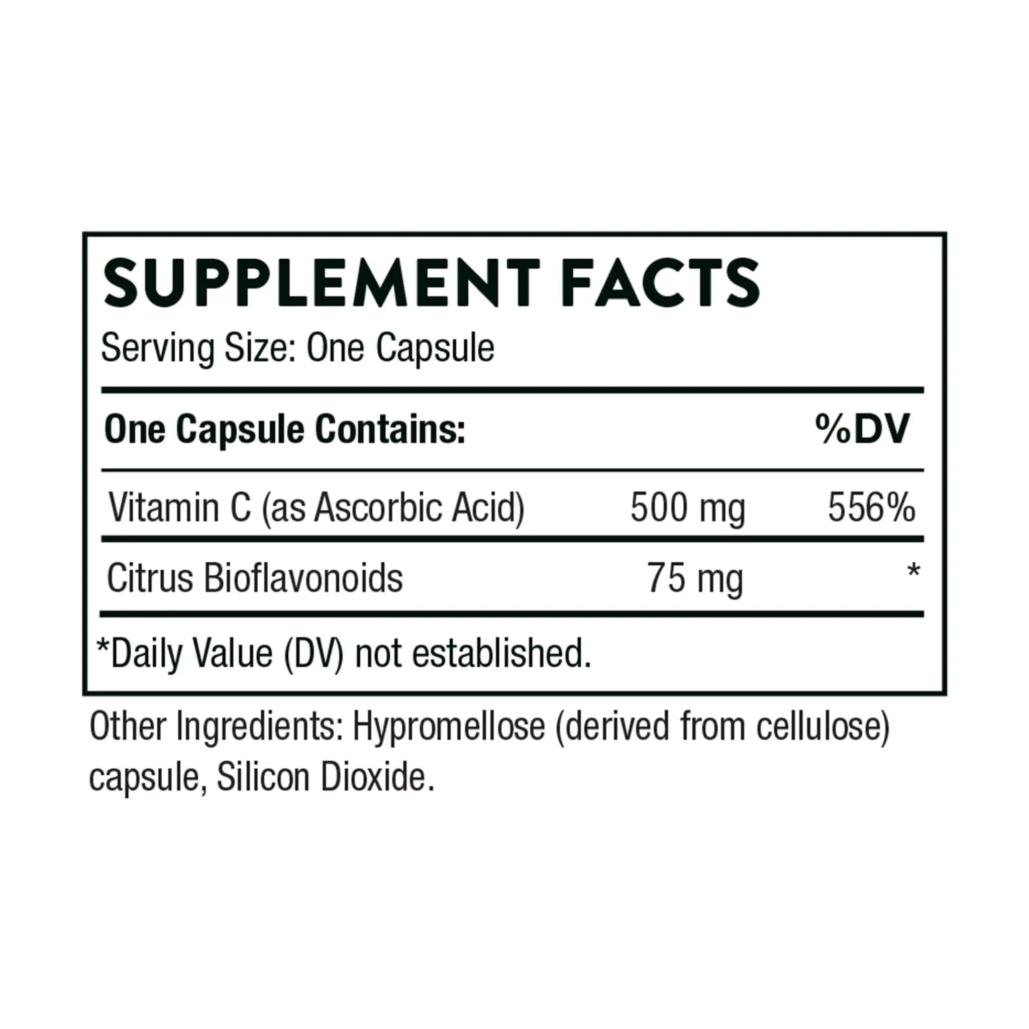 THORNE Vitamin C - Blend of Vitamin C and Citrus Bioflavonoids from Oranges - Support - TrustMedUSA