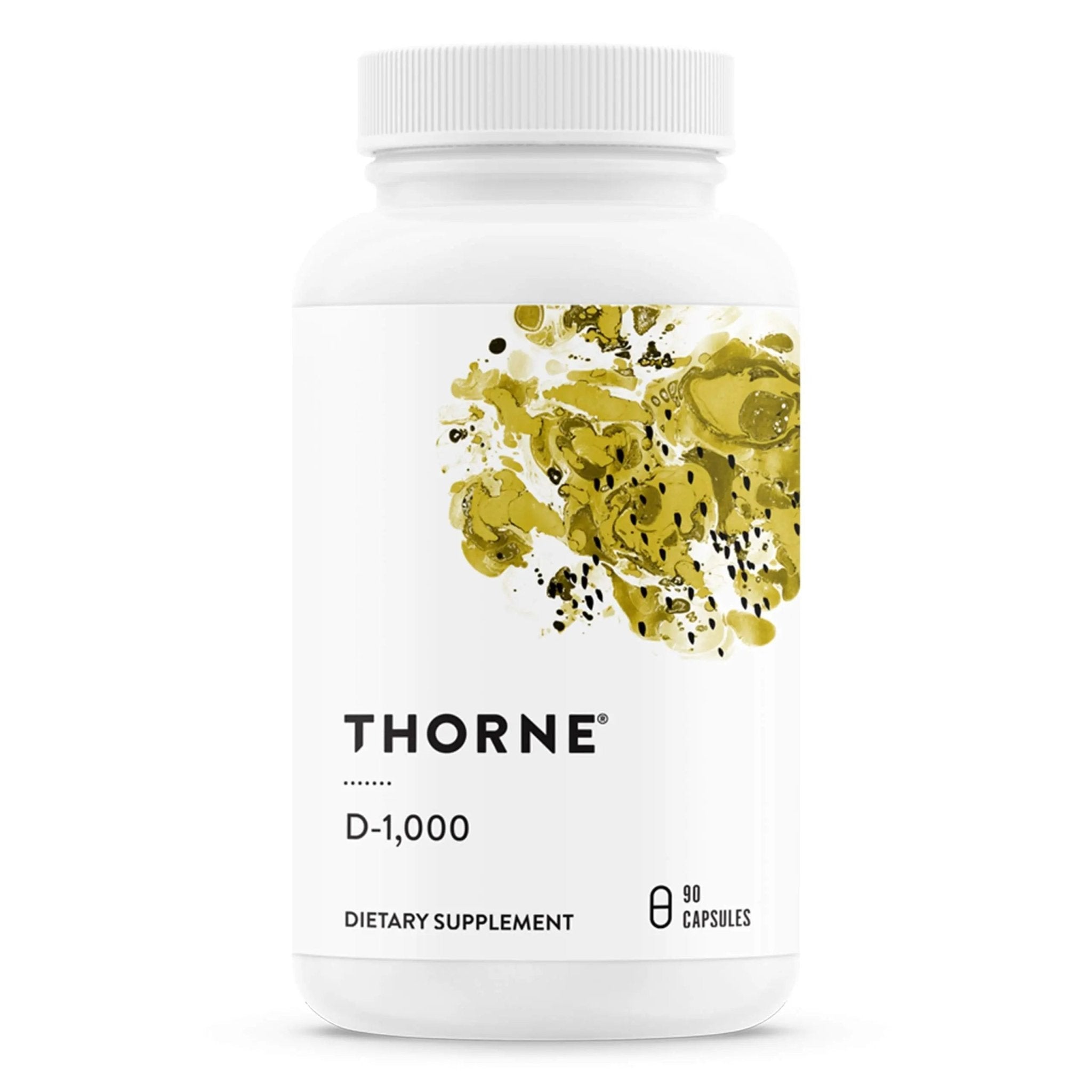 THORNE Vitamin D-1000 - Vitamin D3 Supplement - 1,000 IU - Support Healthy Bones - TrustMedUSA