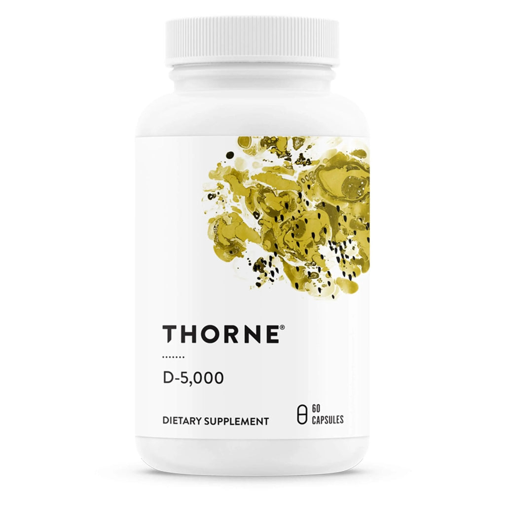 THORNE Vitamin D-5000 - Vitamin D3 Supplement - Support Healthy Bones, Teeth - TrustMedUSA