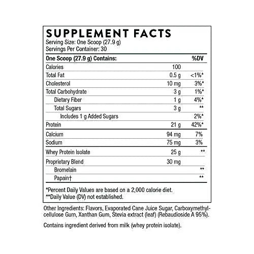 THORNE Whey Protein Isolate - 21 Grams of Easy-to-Digest Whey Protein Powder - NSF - TrustMedUSA