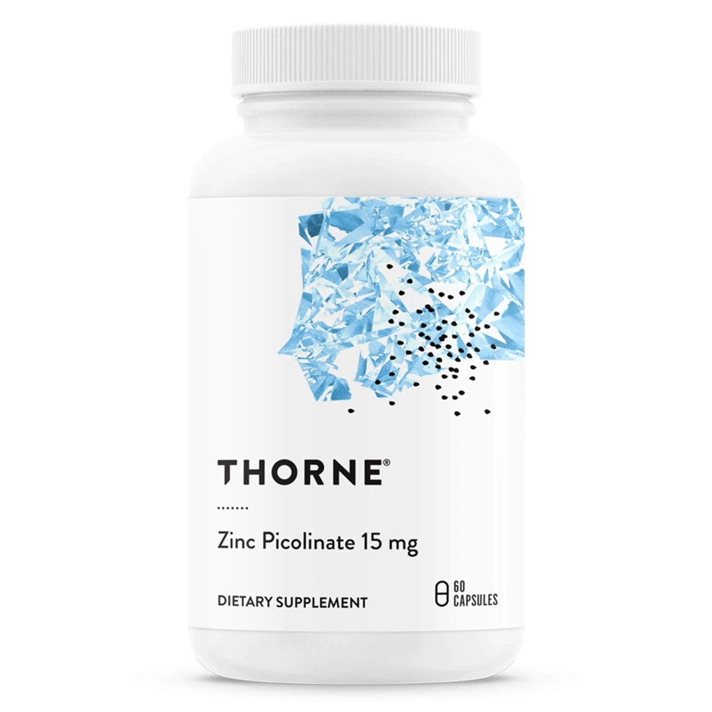 Thorne Zinc Picolinate 15mg - Highly Absorbable Zinc Supplement - Supports Wellness - TrustMedUSA
