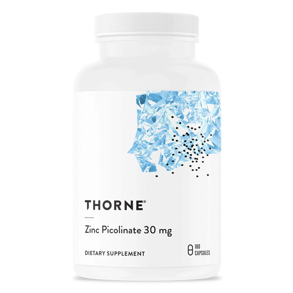 Thorne Zinc Picolinate 30 mg - Well-Absorbed Zinc Supplement for Growth and Immune - TrustMedUSA