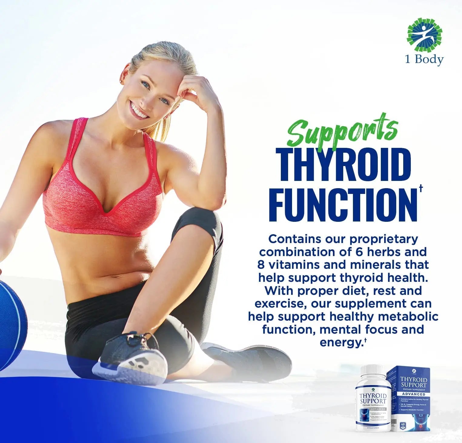 Thyroid Support Supplement for Women and Men - 3 Pack 90 Days - TrustMedUSA