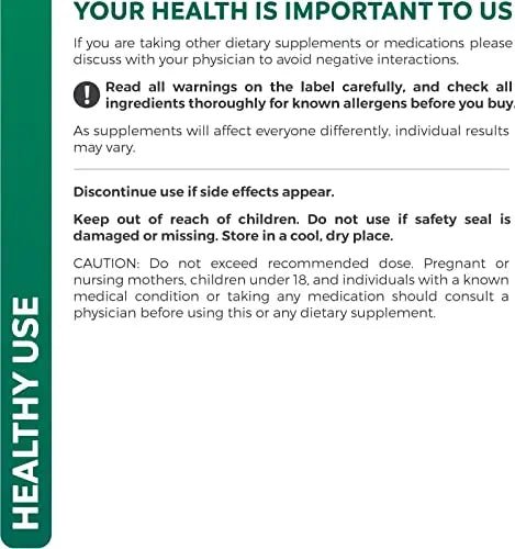 Thyroid Support with Iodine - 120 Capsules (Non-GMO) - TrustMedUSA