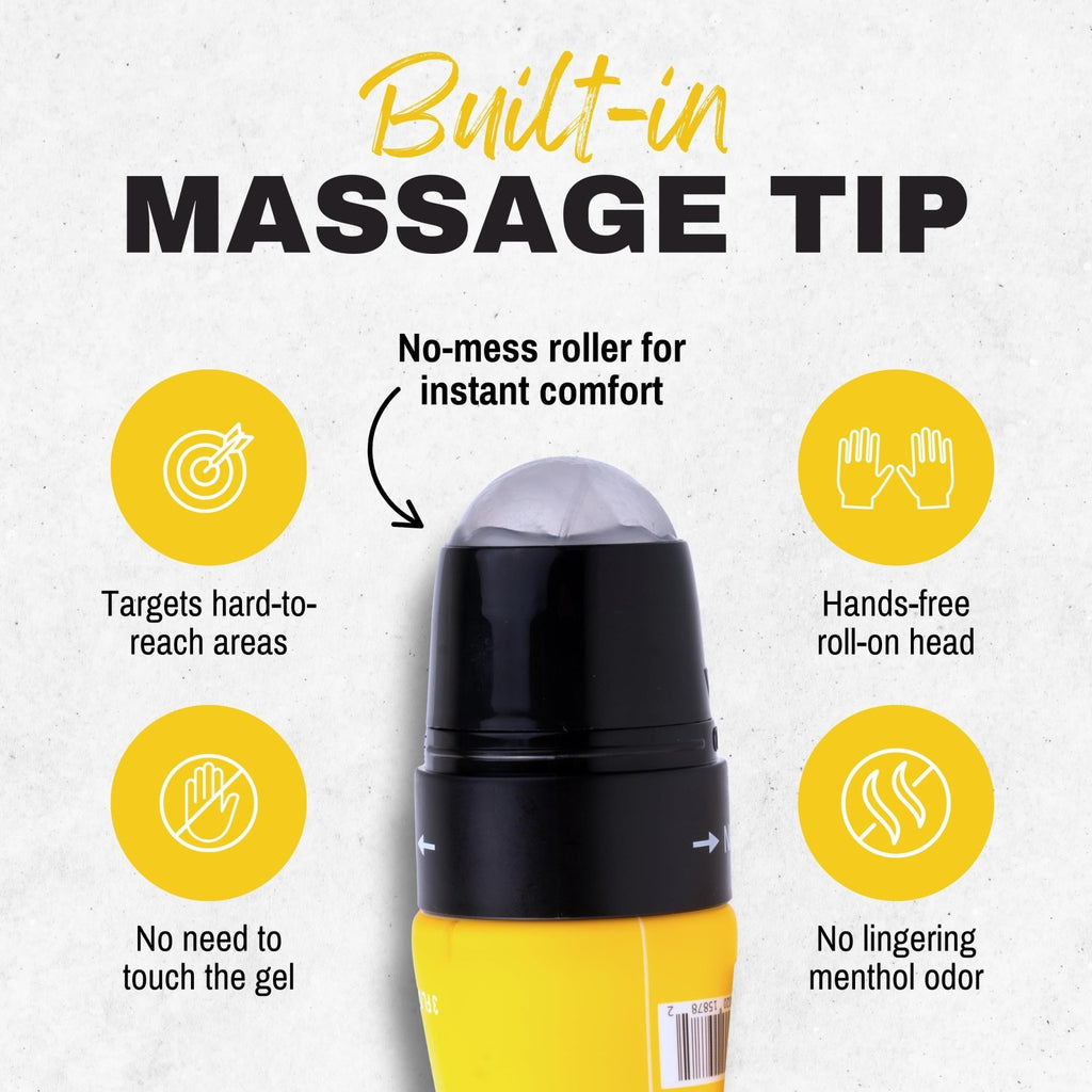 TIDL - Pain Relief Roll On - Fast-Acting Relief on Lower Back, Knee, Neck, Joint & Nerve Pain - Works for Post Workout, Sport & Muscle Recovery - Cooling, Topical, Lidocaine, Menthol (3oz, 1-Pack) - TrustMedUSA