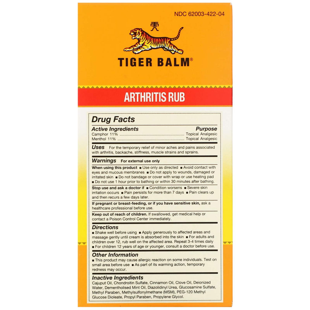 Tiger Balm Balm Arthritis Rub - TrustMedUSA