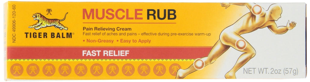 Tiger Muscle Rub Topical Analgesic Cream 2 Ounces (57 g) (Pack of 4) - TrustMedUSA