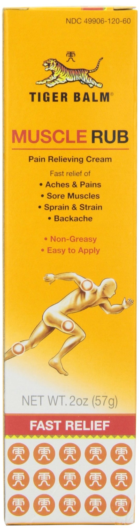 Tiger Muscle Rub Topical Analgesic Cream 2 Ounces (57 g) (Pack of 4) - TrustMedUSA