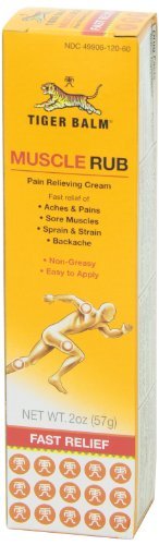Tiger Muscle Rub Topical Analgesic Cream 2 Ounces (57 g) (Pack of 4) - TrustMedUSA