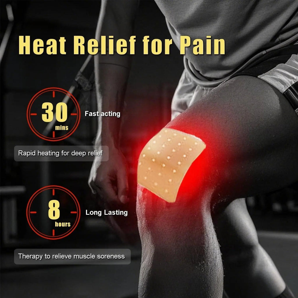 Tiger Patches Balm for Muscle & Joint Relief- Tiger Patch for Knee Neck, Back- 32 Pcs (4 Packs of 8) - Easy to Use - TrustMedUSA