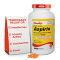 TIME-Cap Labs 1000 Regular Strength Aspirin 325mg – Delayed Release Enteric Coated Tablets for Minor Aches and Pains, NSAID Pain Reliever & Fever Reducer for Adults and Children 12 Years and Older - TrustMedUSA