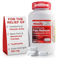 TIME-Cap Labs 500 Caplets Extra Strength Acetaminophen 500mg - Pain Reliever & Fever Reducer for Adults, Helps with Headaches, Backaches, Muscle Pain, Toothaches, Arthritis & Menstrual Cramps - TrustMedUSA