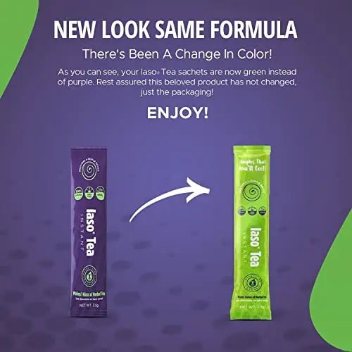 TLC Total Life Changes IASO Natural Detox Instant Herbal Tea - Expiration Date - TrustMedUSA