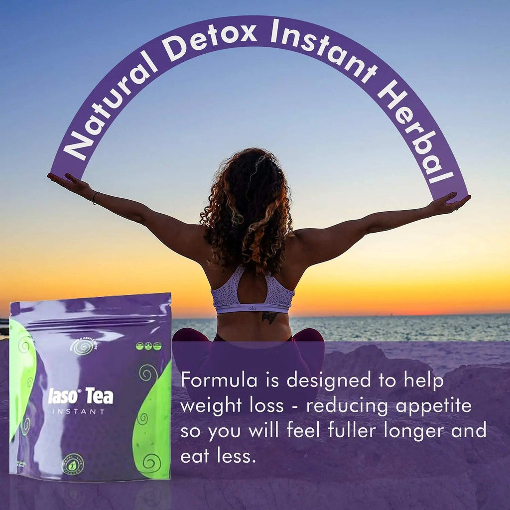 TLC Total Life Changes IASO Natural Detox Instant Herbal Tea - Expiration Date on the Top - TrustMedUSA