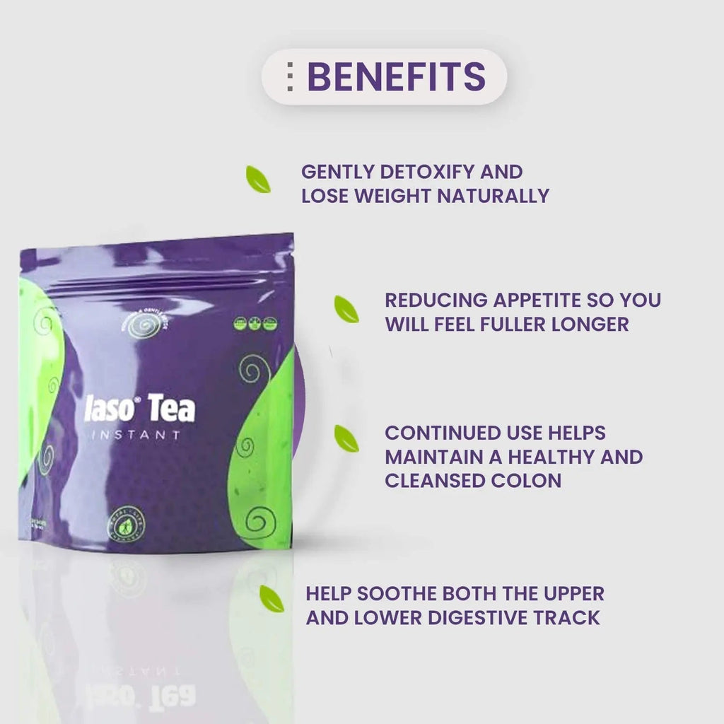 TLC Total Life Changes IASO Natural Detox Instant Herbal Tea - Expiration Date on the Top - TrustMedUSA