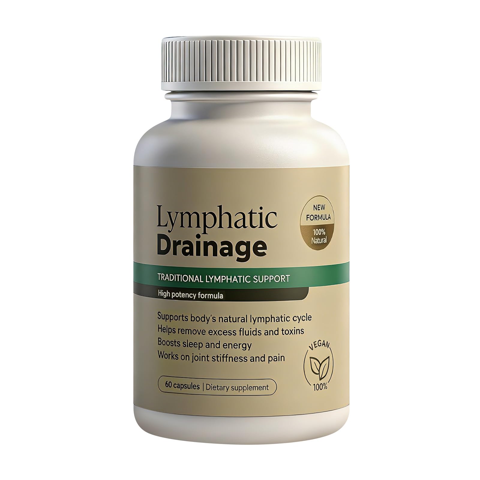 Tnaasmais Lymphatic Drainage Capsules, New Maximum Potency Formula with Dandelion Extract, Lymphatic Drainage Supplement for Fast-Absorbing, Immune Boost, Natural Ingredients, Vegan, 60 Capsules - Maple Wellness Supplements
