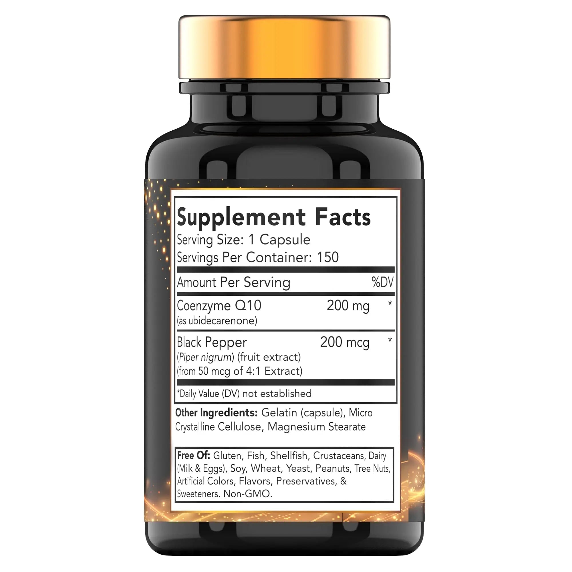 tnvitamins Ultra Potent CoQ-10 200 MG - 150 Capsules with Black Pepper Extract - TrustMedUSA