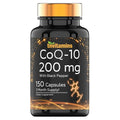 tnvitamins Ultra Potent CoQ-10 200 MG - 150 Capsules with Black Pepper Extract - TrustMedUSA