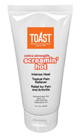 Toast Extra Strength Screamin Hot Intense Heat Topical Pain Relief Cream for Muscles and Joints - 5 Ounces - TrustMedUSA