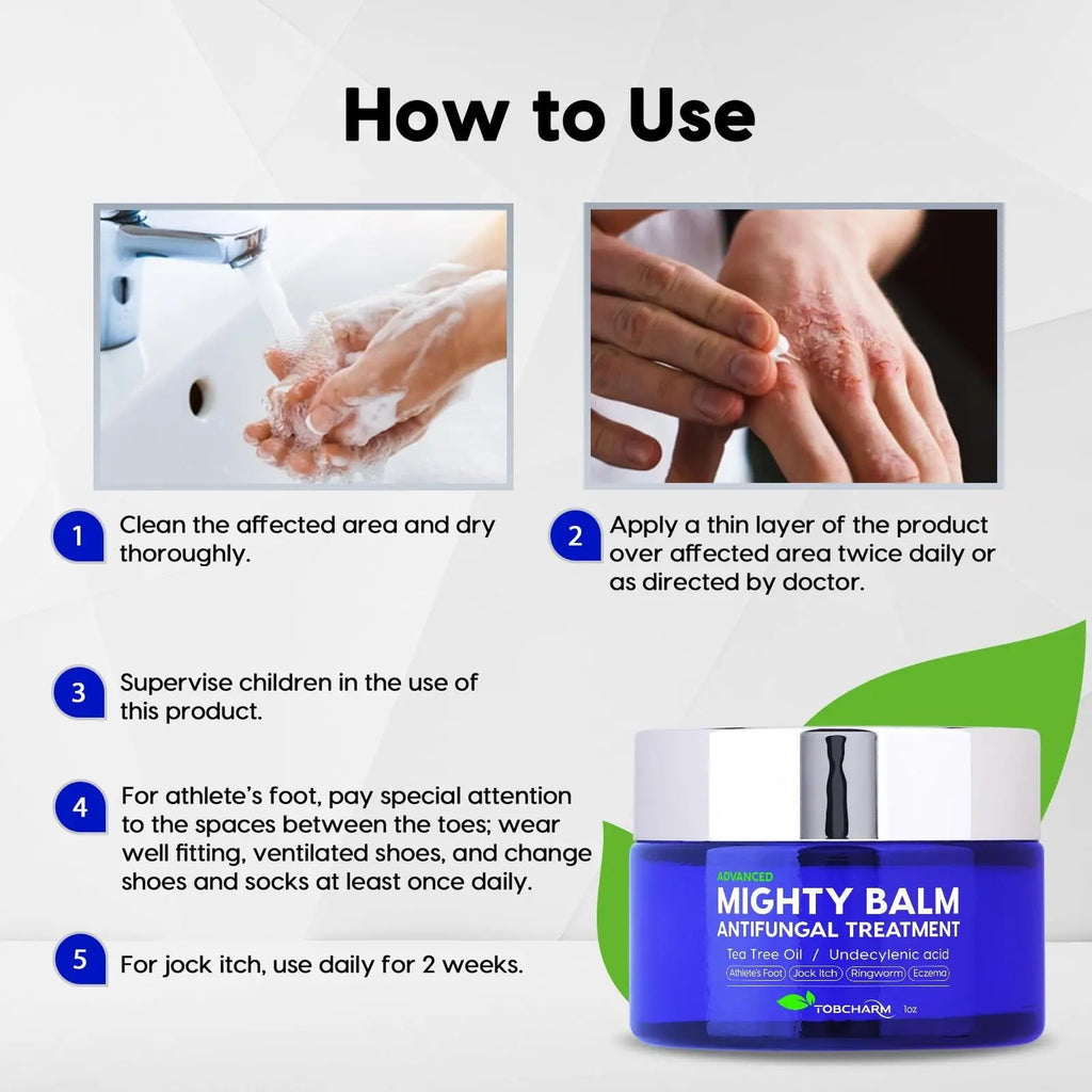 Tobcharm Antifungal Cream, Antifungal Cream for Skin, Ringworm Treatment for Humans - TrustMedUSA