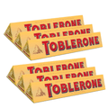 TOBLERONE SWISS MILK CHOCOLATE with HONEY and ALMOND NOUGAT 6 X 100 G BARS - Maple Wellness Supplements