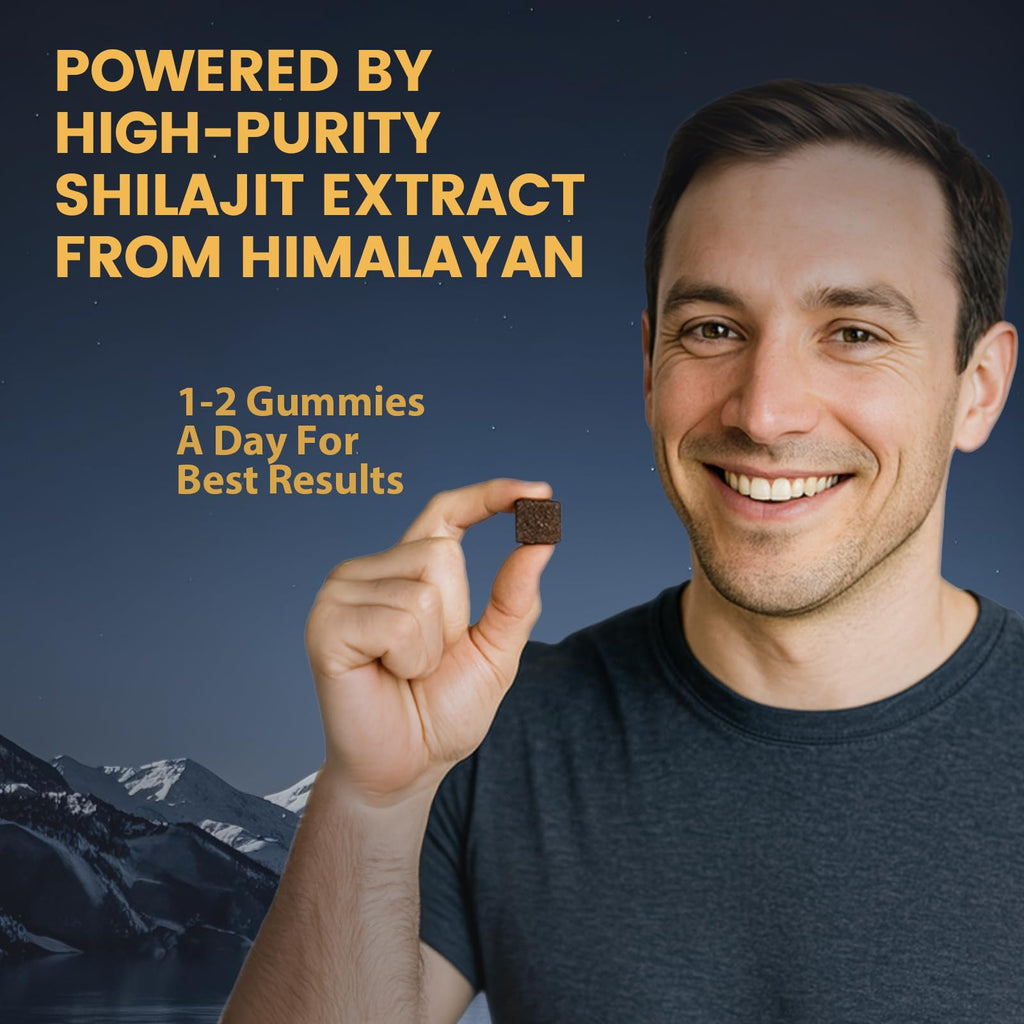 TOGOLIUN Primal Compound Shilajit Gummies for Men,with Manuka Honey, Organic Monk Fruit & Fulvic Acid, Shilajit Gummies Energy Supplements, 30 Gummies - TrustMedUSA