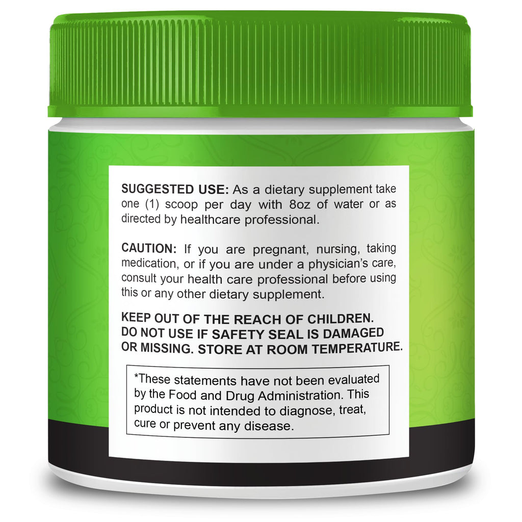 Tonic Greens Powder Vitamin Supplement Advanced Formula - Natural Green Blend Energy Supplement - Maximum Strength, TonicGreens BCAA, Tonic Greens All Natural Formula Powder Support Reviews (1 Pack) - TrustMedUSA