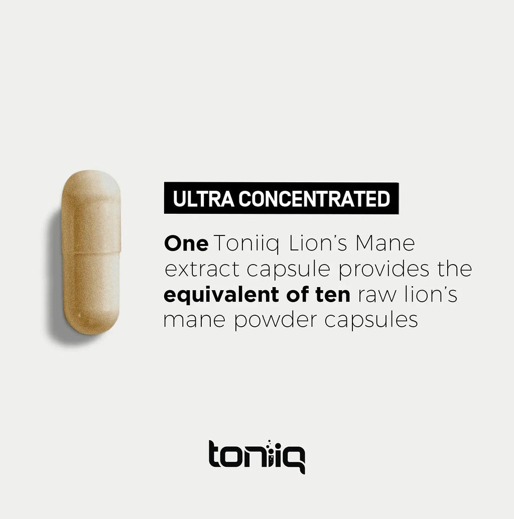 Toniiq 18,000mg 10x Concentrated Ultra High Strength Extract - Made with Organic Lions - TrustMedUSA