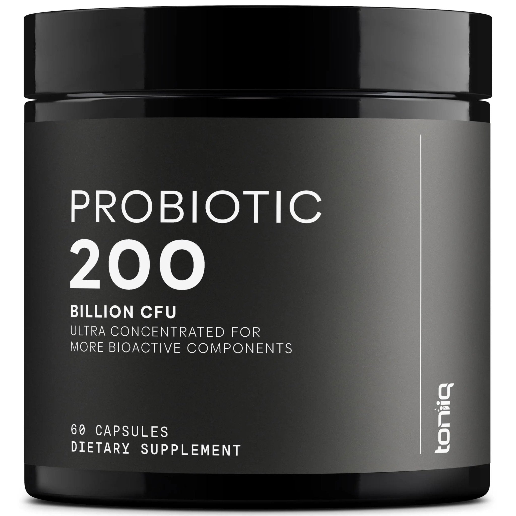 Toniiq 200 Billion CFU Probiotic Supplement 30 Verified Third-Party Tested Strains - Fully Shelf-Stable Probiotics Formula - TrustMedUSA