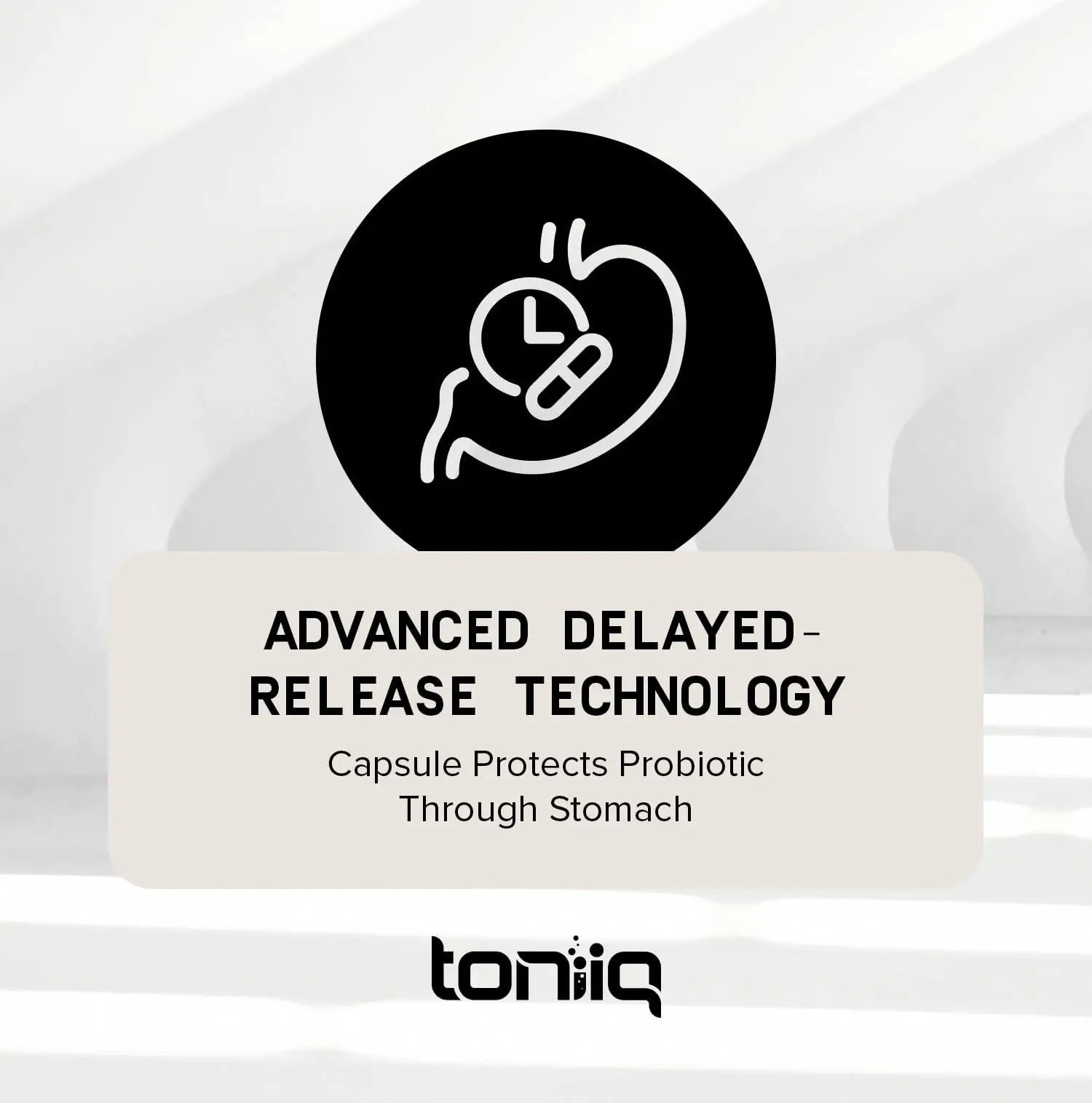 Toniiq 200 Billion CFU Probiotic Supplement 30 Verified Third-Party Tested Strains - Fully Shelf-Stable Probiotics Formula - TrustMedUSA