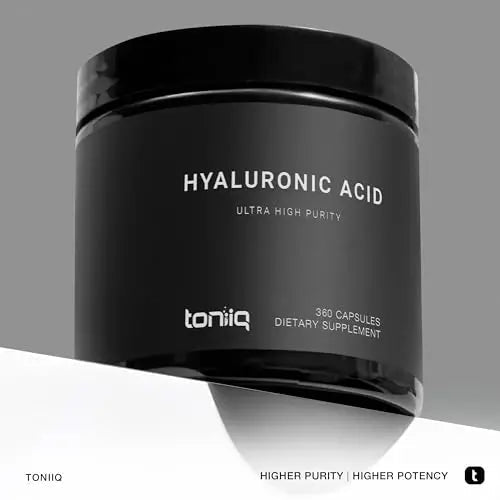 Toniiq Ultra High Purity Hyaluronic Acid Supplements - 95%+ Highly Purified and Bioavailab - TrustMedUSA
