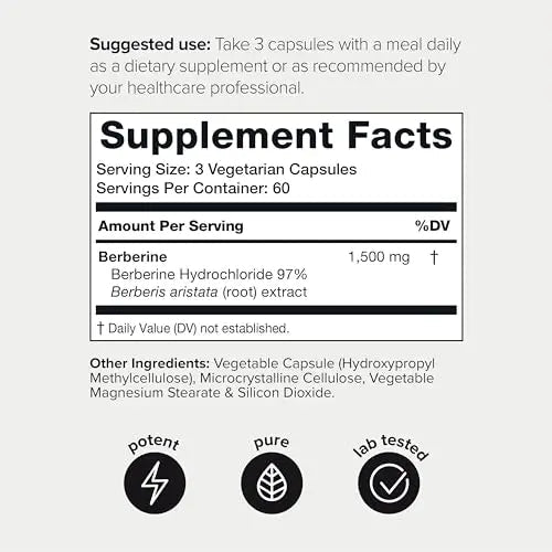 Toniiq Ultra High Strength Berberine 1500mg from The Himalayas Berberine Supplement - TrustMedUSA