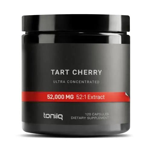 Toniiq Ultra High Strength Tart Cherry Capsules - 52,000mg 52x Concentrated Extract - TrustMedUSA