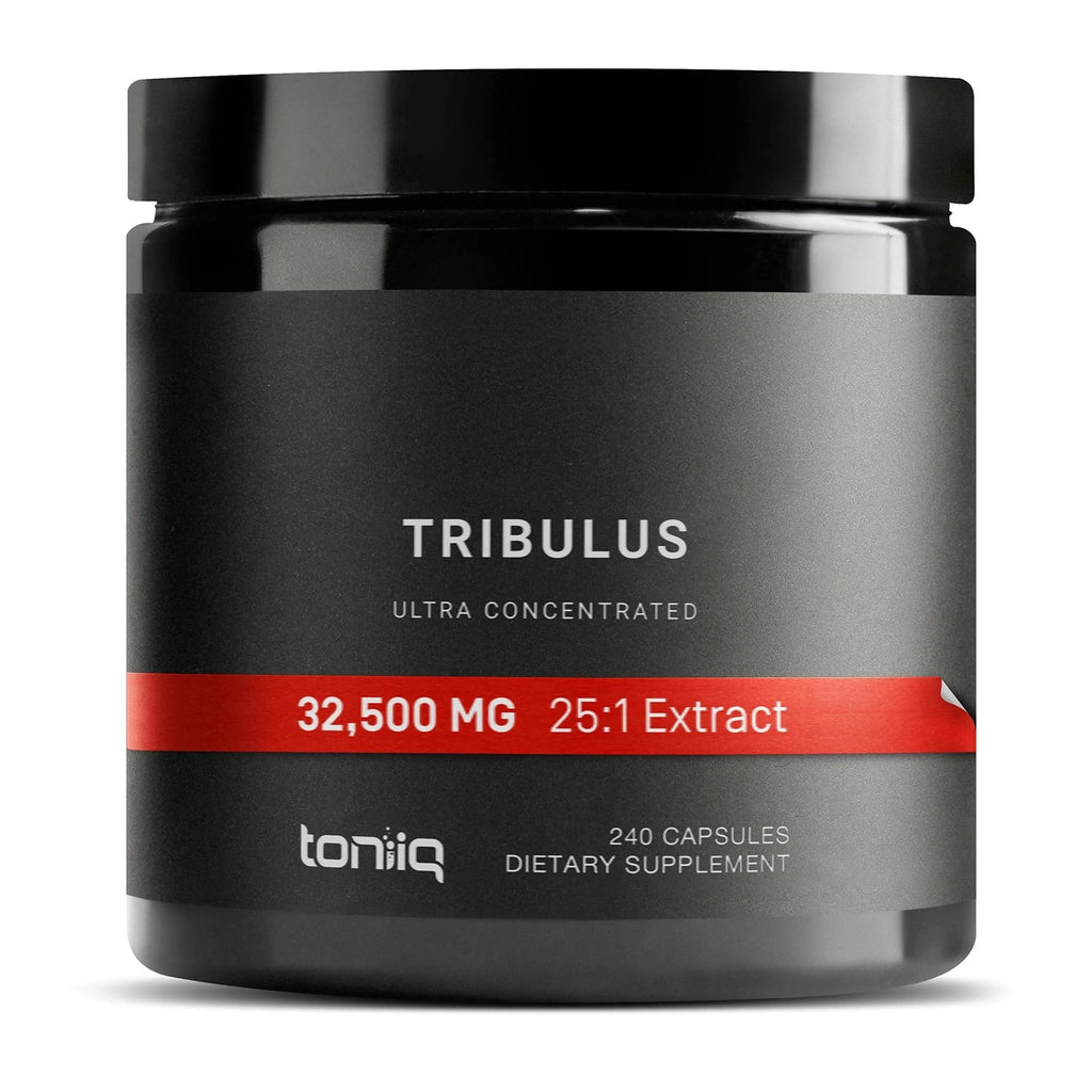 Toniiq Ultra High Strength Tribulus Capsules - 95% Steroidal Saponins - 1300mg Concent - TrustMedUSA